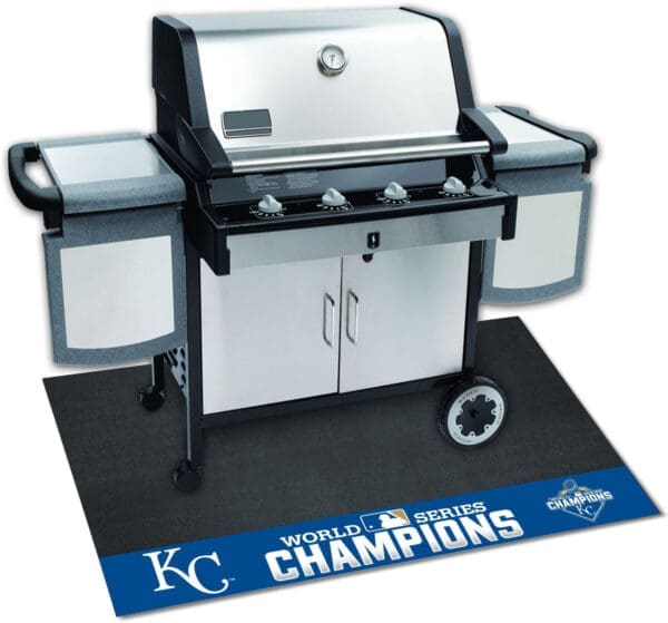 Kansas City Royals 2015 MLB World Series Champions Vinyl Grill Mat - 26in. x 42in.