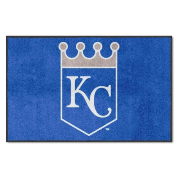 Kansas City Royals 4X6 High Traffic Mat with Durable Rubber Backing Landscape Orientation 1 scaled