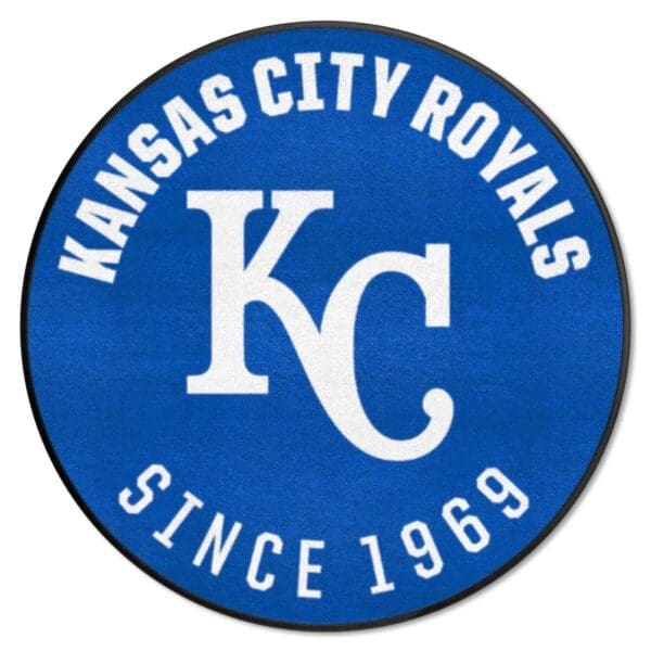 Kansas City Royals Roundel Rug 27in. Diameter1969 1 scaled