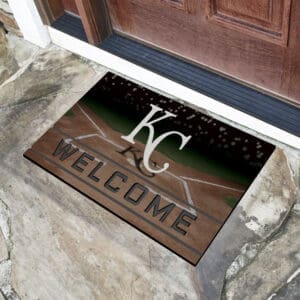 Kansas City Royals Rubber Door Mat - 18in. x 30in.