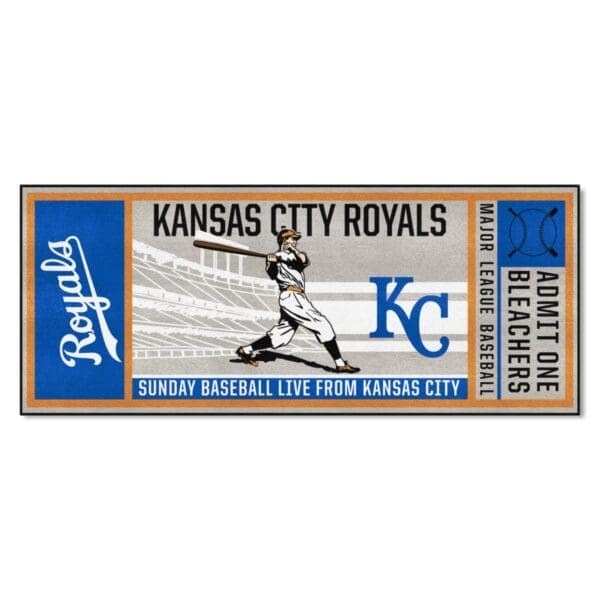 Kansas City Royals Ticket Runner Rug 30in. x 72in 1 scaled