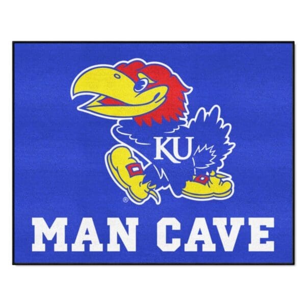 Kansas Jayhawks Man Cave All Star Rug 34 in. x 42.5 in 1 scaled