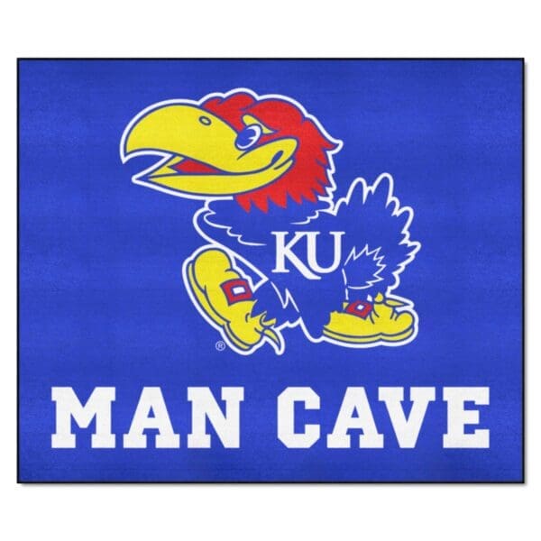 Kansas Jayhawks Man Cave Tailgater Rug 5ft. x 6ft 1 scaled