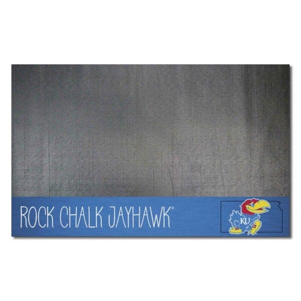Kansas Jayhawks Southern Style Vinyl Grill Mat 26in. x 42in 1 scaled