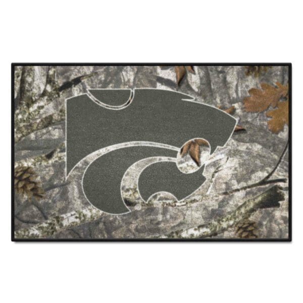 Kansas State Wildcats Camo Starter Mat Accent Rug 19in. x 30in 1 scaled