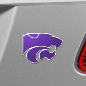 Kansas State Wildcats Heavy Duty Aluminum Embossed Color Emblem