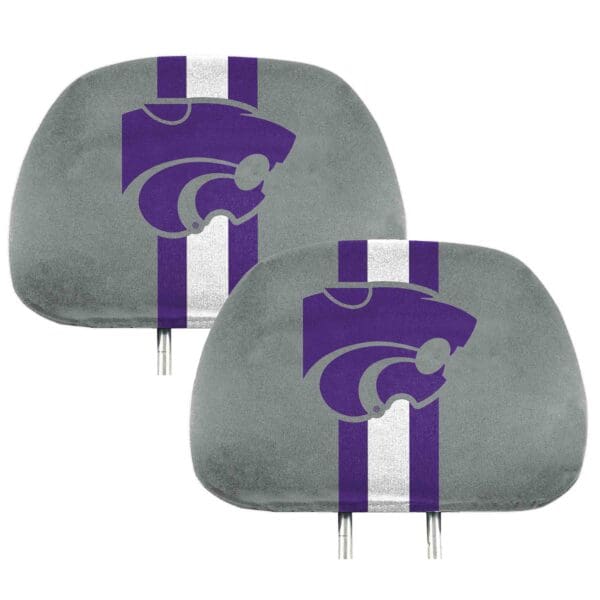 Kansas State Wildcats Printed Head Rest Cover Set 2 Pieces 1 scaled