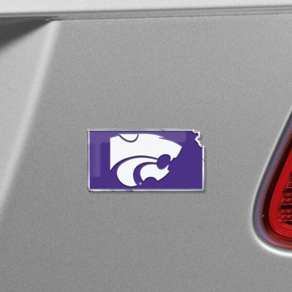 Kansas State Wildcats Team State Aluminum Embossed Emblem