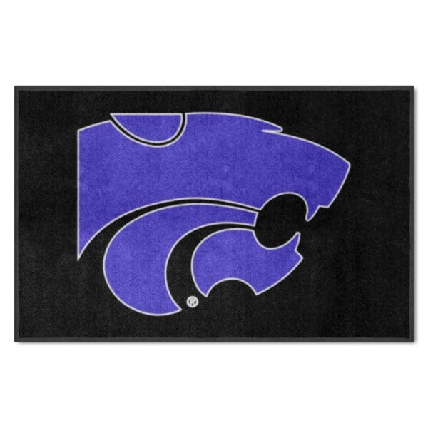 Kansas State4X6 High Traffic Mat with Durable Rubber Backing Landscape Orientation 1 scaled