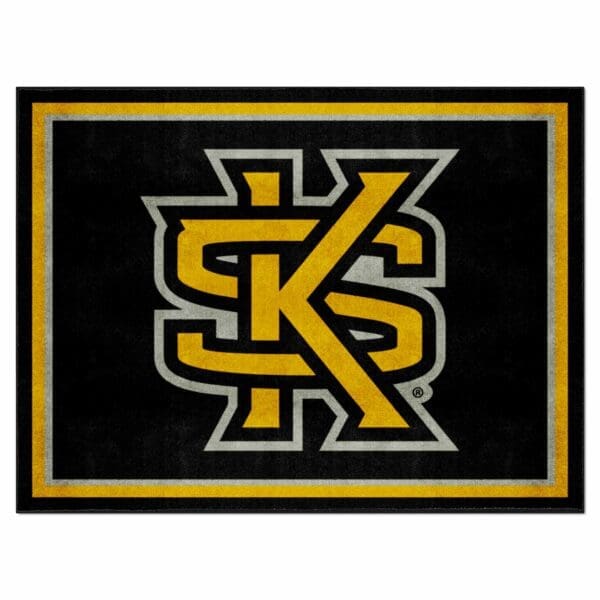 Kennesaw State Owls 8ft. x 10 ft. Plush Area Rug 1 scaled