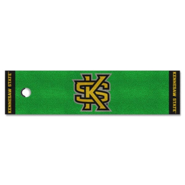 Kennesaw State Owls Putting Green Mat 1.5ft. x 6ft 1 scaled