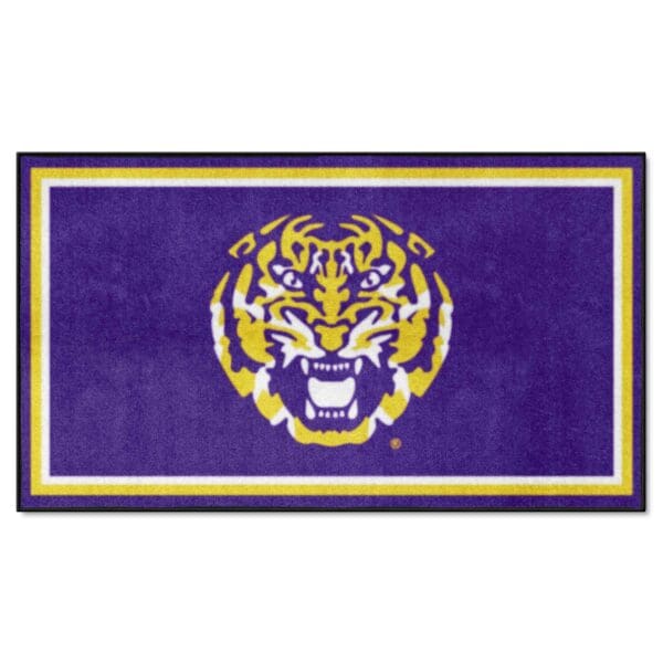 LSU Tigers 3ft. x 5ft. Plush Area Rug 1 1 scaled