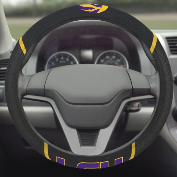 LSU Tigers Embroidered Steering Wheel Cover