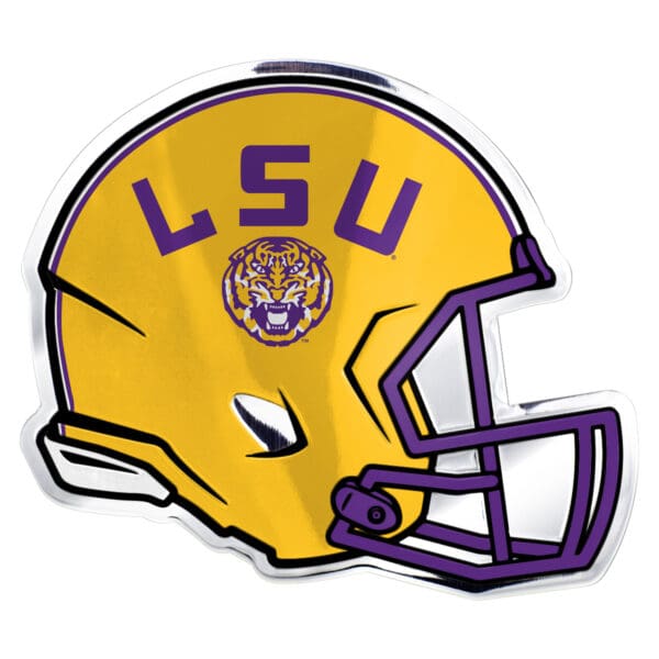 LSU Tigers Heavy Duty Aluminium Helmet Emblem 1