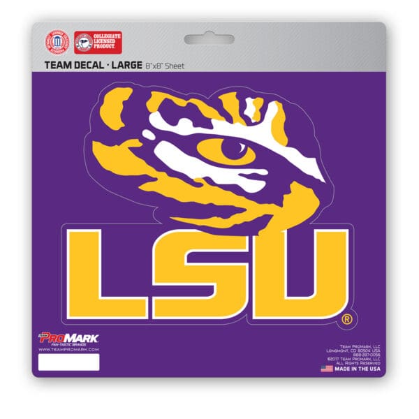 LSU Tigers Large Decal Sticker 1