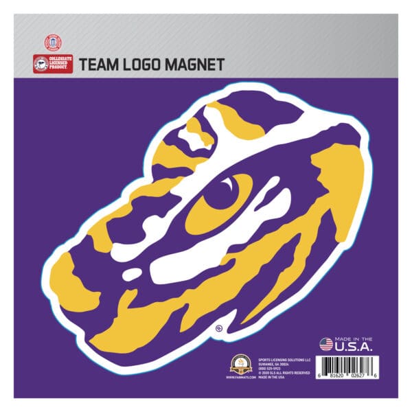 LSU Tigers Large Team Logo Magnet 10 8.7329x8.3078 1 scaled