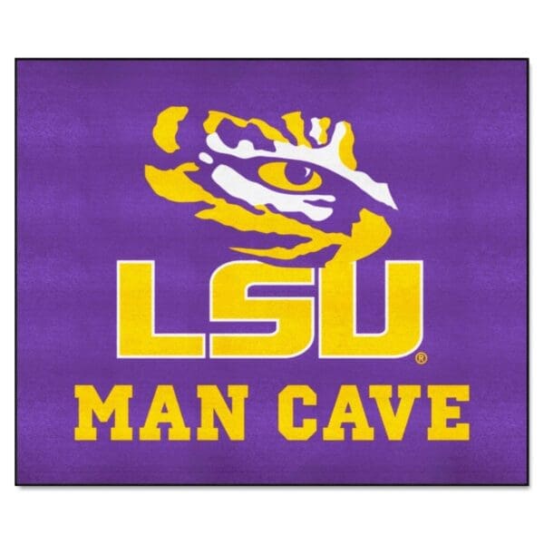 LSU Tigers Man Cave Tailgater Rug 5ft. x 6ft 1 scaled