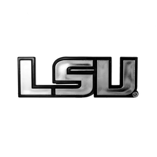 LSU Tigers Molded Chrome Plastic Emblem 1 scaled