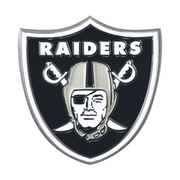 Las Vegas Raiders 3D Color Metal Emblem 1