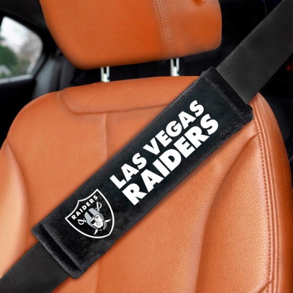 Las Vegas Raiders Embroidered Seatbelt Pad 2 Pieces 1 scaled