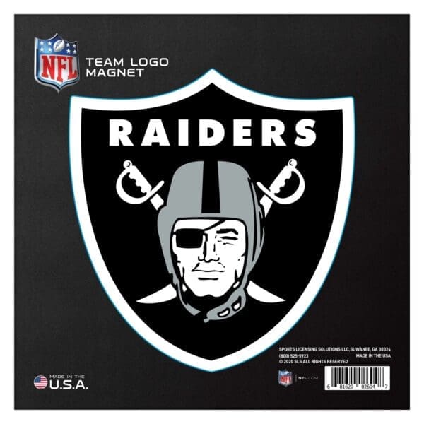 Las Vegas Raiders Large Team Logo Magnet 10 8.7329x8.3078 1 scaled