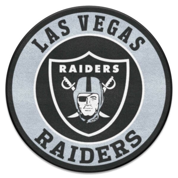 Las Vegas Raiders Roundel Rug 27in. Diameter 1 scaled