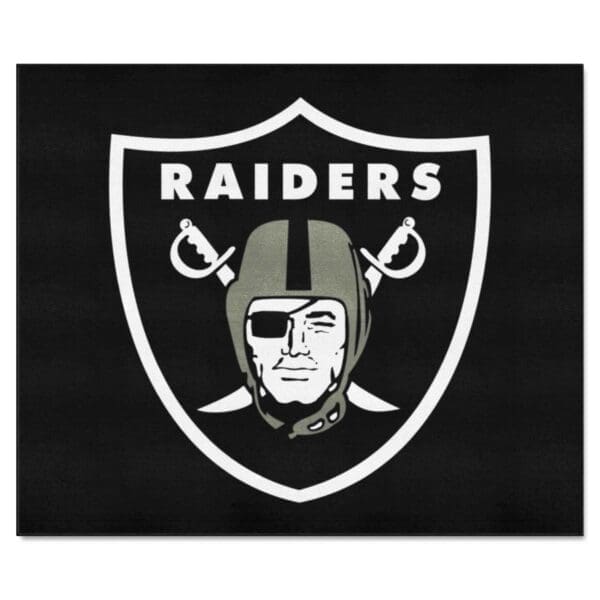 Las Vegas Raiders Tailgater Rug 5ft. x 6ft 1 scaled
