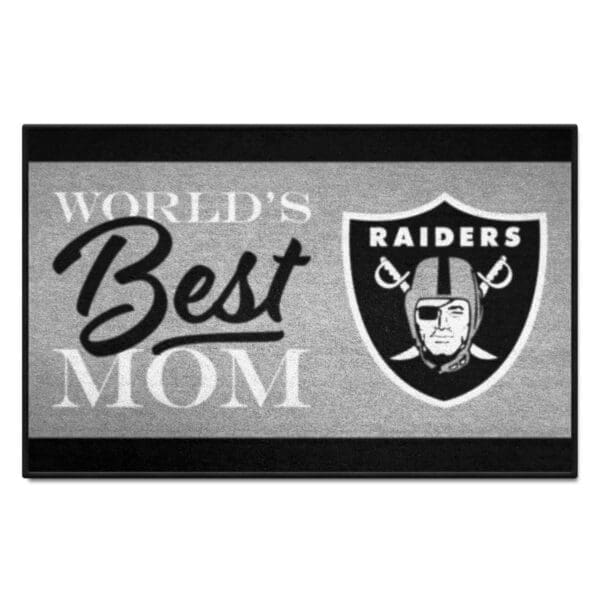 Las Vegas Raiders Worlds Best Mom Starter Mat Accent Rug 19in. x 30in 1 scaled