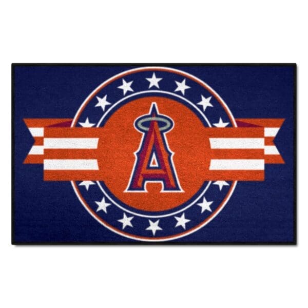 Los Angeles Angels Starter Mat Accent Rug 19in. x 30in. Patriotic Starter Mat 1 scaled