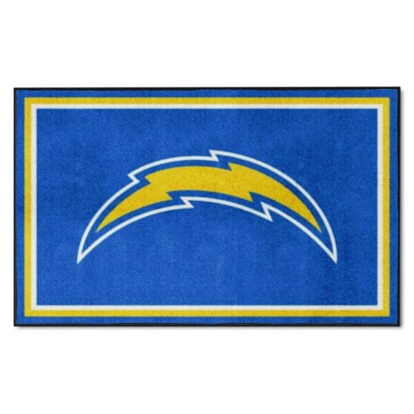 Los Angeles Chargers 4ft. x 6ft. Plush Area Rug 1 2 scaled