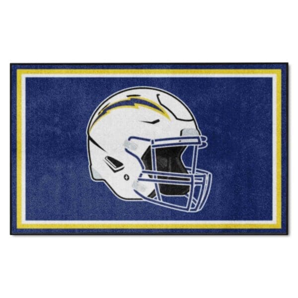 Los Angeles Chargers 4ft. x 6ft. Plush Area Rug 1 scaled