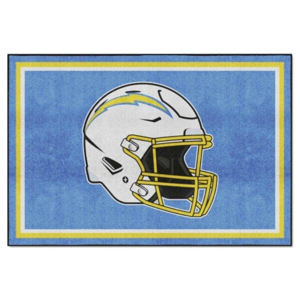 Los Angeles Chargers 5ft. x 8 ft. Plush Area Rug 1 1 scaled
