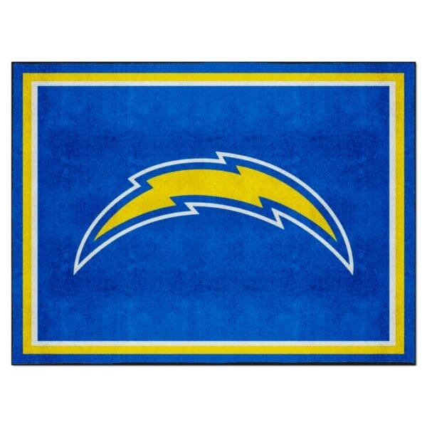 Los Angeles Chargers 8ft. x 10 ft. Plush Area Rug 1 scaled