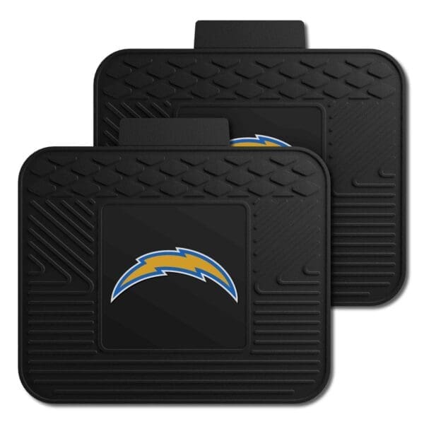 Los Angeles Chargers Back Seat Car Utility Mats 2 Piece Set 1 scaled