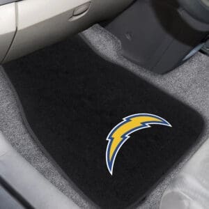 Los Angeles Chargers Embroidered Car Mat Set - 2 Pieces