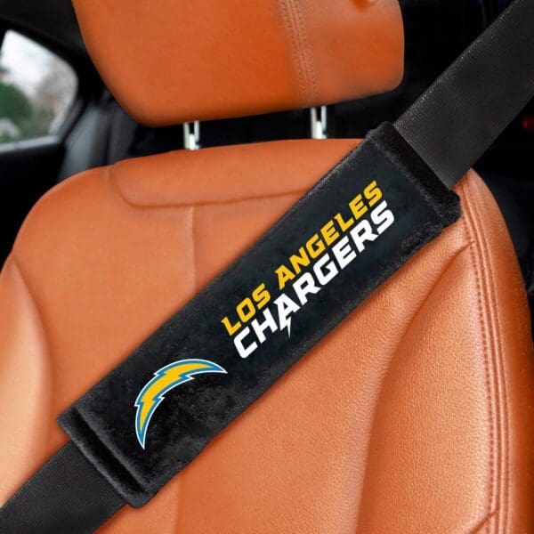 Los Angeles Chargers Embroidered Seatbelt Pad 2 Pieces 1 scaled