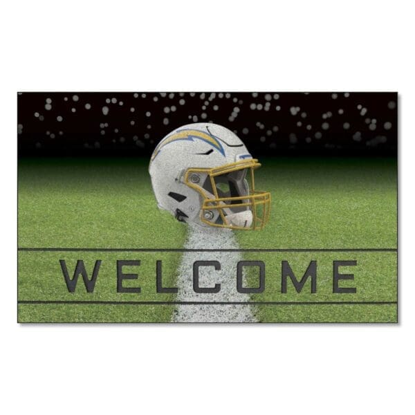 Los Angeles Chargers Rubber Door Mat 18in. x 30in 1 scaled