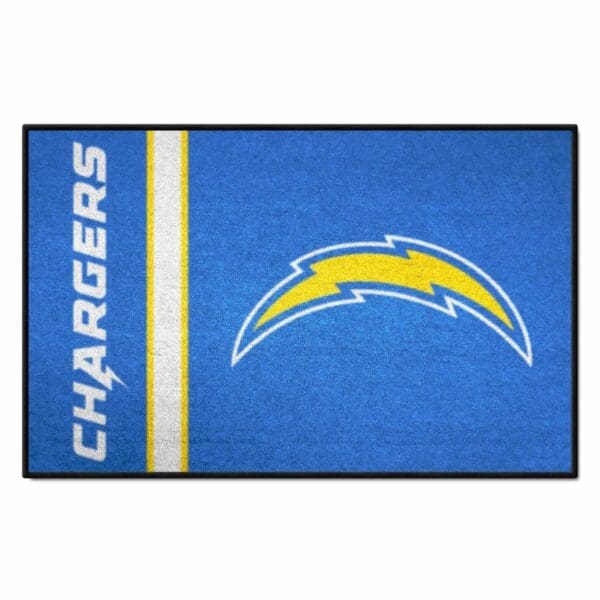 Los Angeles Chargers Starter Mat Accent Rug Uniform Style 19in. x 30in 1 scaled