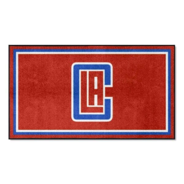 Los Angeles Clippers 3ft. x 5ft. Plush Area Rug 19839 1 scaled