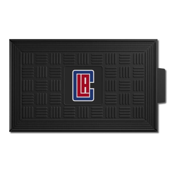 Los Angeles Clippers Heavy Duty Vinyl Medallion Door Mat 19.5in. x 31in. 11412 1 scaled