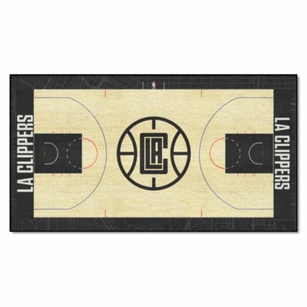 Los Angeles Clippers Large Court Runner Rug 30in. x 54in. 9289 1 scaled