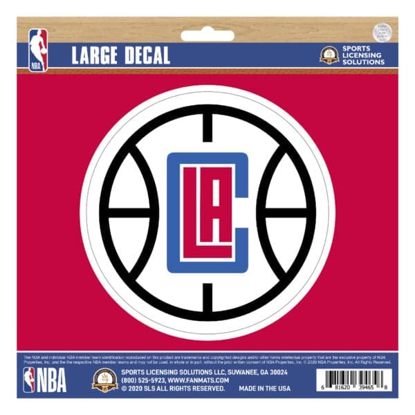 Los Angeles Clippers Large Decal Sticker 63229 1