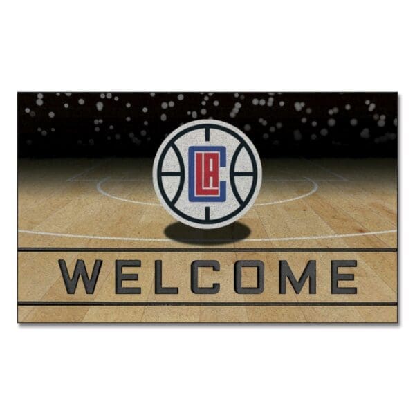 Los Angeles Clippers Rubber Door Mat 18in. x 30in. 21952 1 scaled