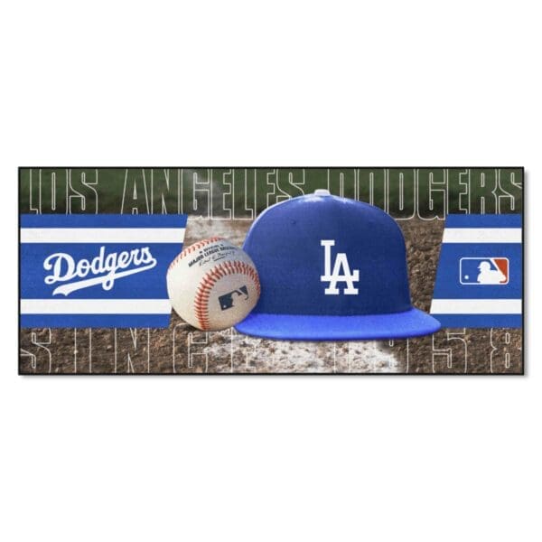 Los Angeles Dodgers Baseball Runner Rug 30in. x 72in 1 scaled
