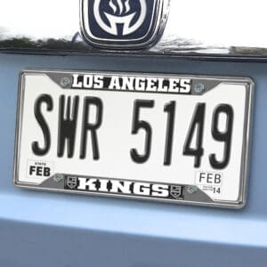 Los Angeles Kings Chrome Metal License Plate Frame
