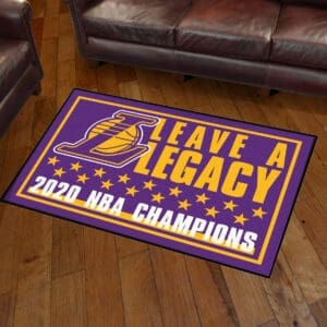 Los Angeles Lakers 2020 NBA Champions 3ft. x 5ft. Plush Area Rug-27048