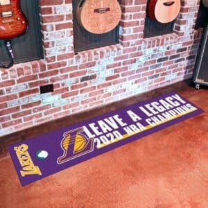 Los Angeles Lakers 2020 NBA Champions Putting Green Mat - 1.5ft. x 6ft.-27047