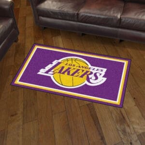 Los Angeles Lakers 3ft. x 5ft. Plush Area Rug-19840