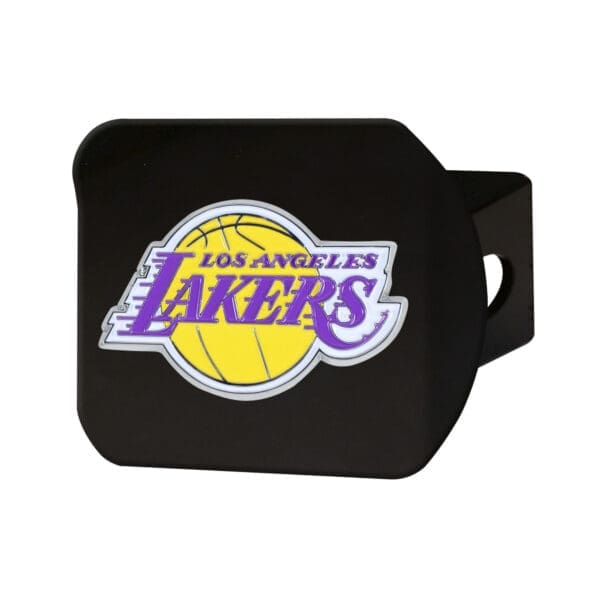 Los Angeles Lakers Black Metal Hitch Cover 3D Color Emblem 22734 1