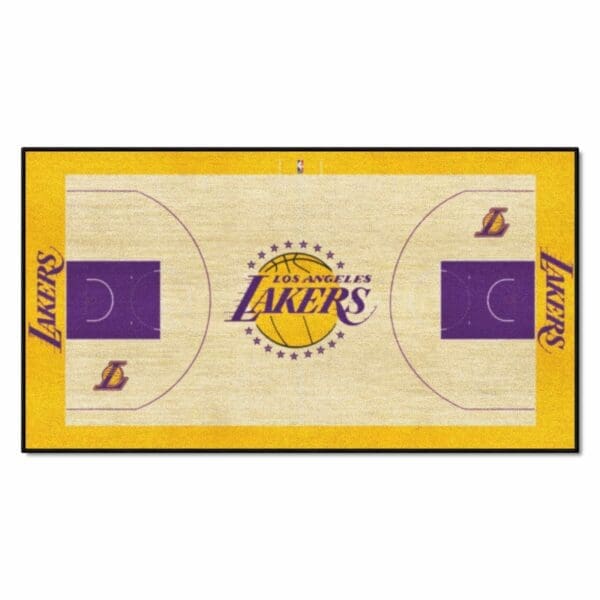 Los Angeles Lakers Court Runner Rug 24in. x 44in. 9491 1 scaled